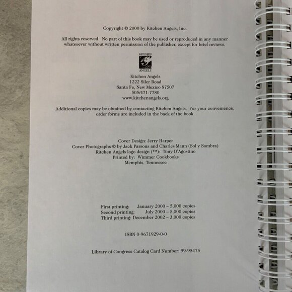 Seasons Of Santa Fe Cookbook 2002 Kitchen Angels Spiral Bound Recipes Photos - Picture 4 of 15